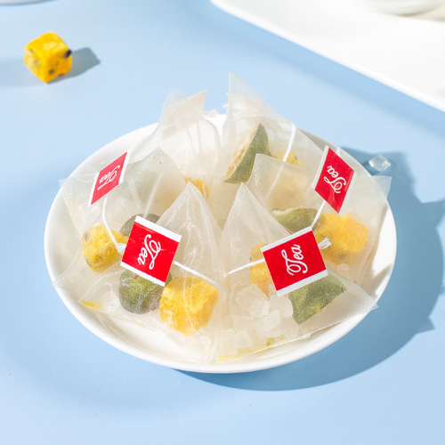 Kumquat Passion Fruit Tea Fruit Tea Tea Bags Cold Brew Tea Bags 25 Triangular Bags Same Style Green Orange Lemon Tea