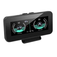Автомобильный компас Встроенный светодиодный инклинометр Угол автомобиля на открытом воздухе