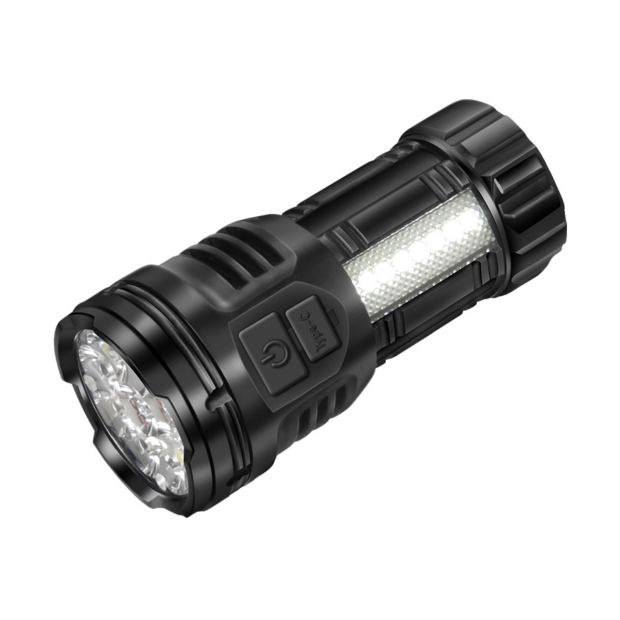 Nueva linterna de luz brillante al aire libre multifuncional nueve magnetos super brillantes mini monstruos de nueve ojos