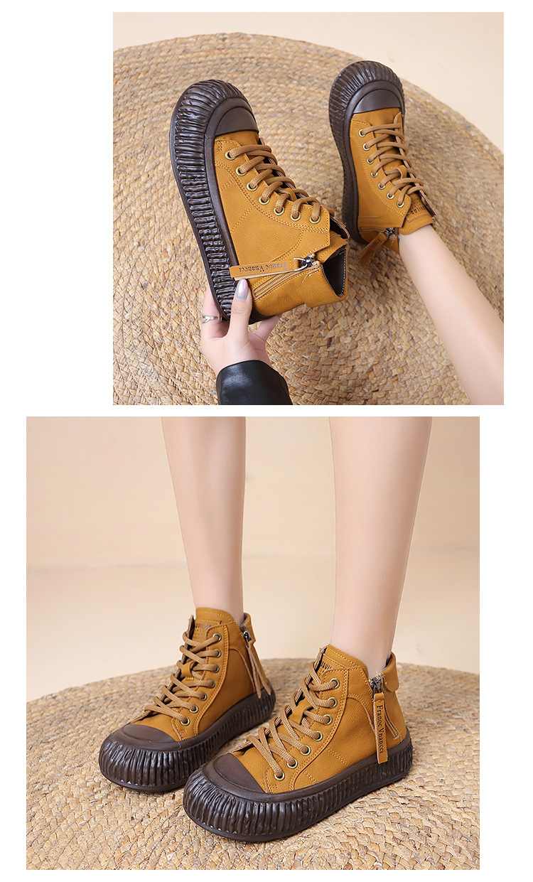C4445 770K GIÀY BOOT CỔ THẤP NỮ CANNKTR MÙA XUÂN THU ĐÔNG PHỤC CỔ CỔ ĐIỂN MA SÁT CHỐNG TRƯỢT GIÀY DÉP NỮ G02 SẢN PHẨM MỚI