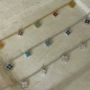通体18ks925彩色手链