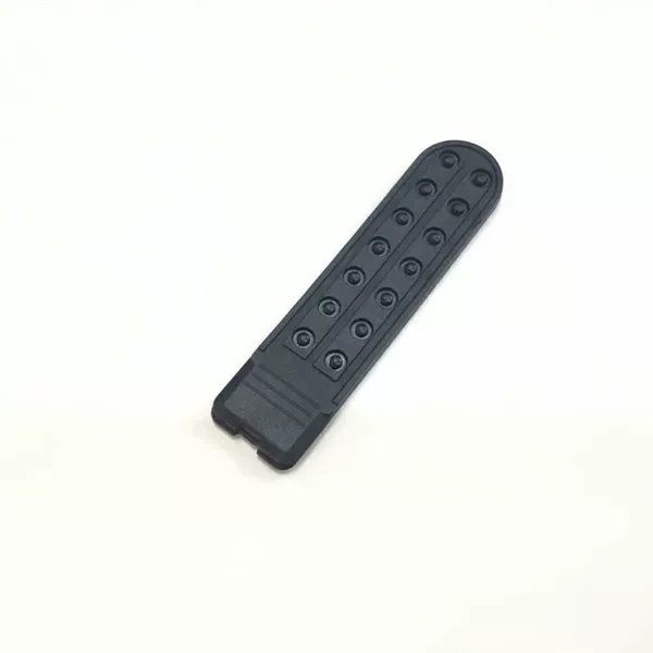 Clothing accessories plastic cap buckle cap with elastic adjustable buckle plastic double row cap buckle