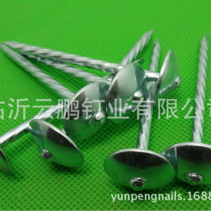 镀锌瓦楞钉 麻花杆 规格1.5",2",2.5",3"  ,4",5"  直径2.8-4.2mm