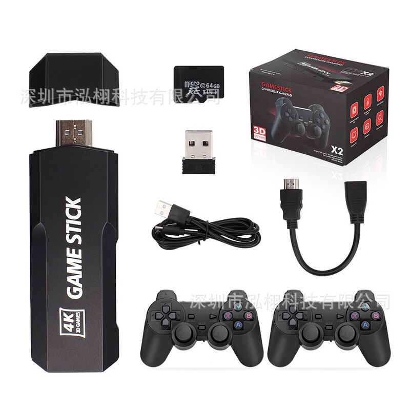 Cross-border X2PRO game console GD10 TV game console PSP2.4G HD HDMI wireless doubles home PS1