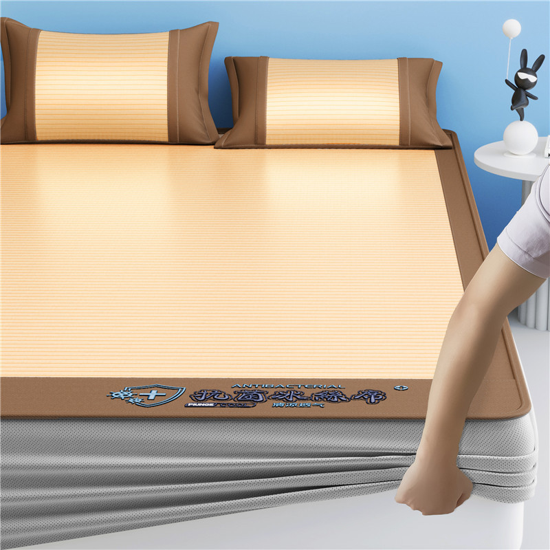 [항균 스타일] 커피 컬러 - 장착 시트 스타일★베갯잇 포함 [A급 원단, 항균, 진드기 방지, 급속 냉각]