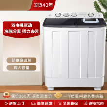 批发小鸭双桶洗衣机半自动大容量出租房家用老式双缸小型洗脱一体