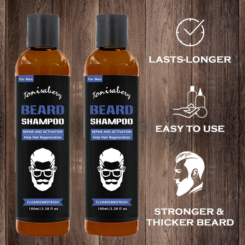 TONISABERY Whisker Rengøring, Pleje, Rensende Shampoo og Fugter skæg_voghion.com