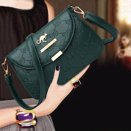 Wholesale soft leather bags for women  new style shoulder crossbody bag for women PU embossed fashion trend middle-aged mother bag