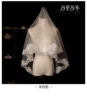 White lace lace veil, 1.4meter