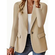 P 60724 Autumn Solid Color Blazer Jacket ��ɫС���b����