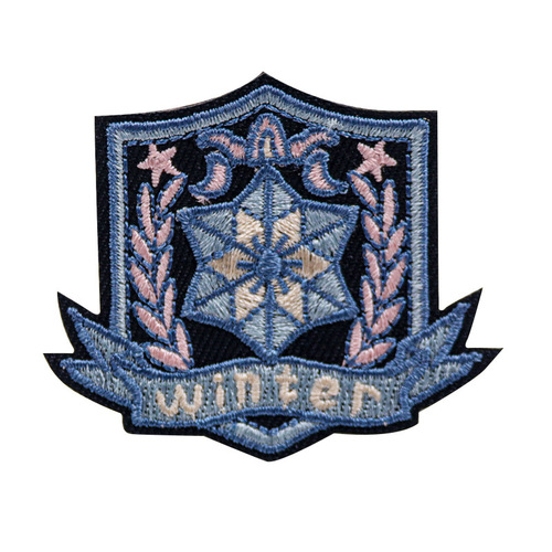 Huichenming original four seasons series JK embroidery badge European style pin DK campus badge embroidery