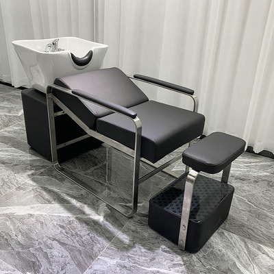 シャンプーの新型理髪店のヘアサロン専用の半横になっています。|undefined