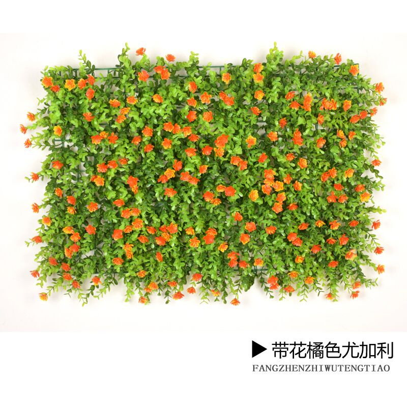Simulación de pared de plantas falso césped verde decoración de pared de fondo flores falsas paisajismo césped verde simulación de pared verde