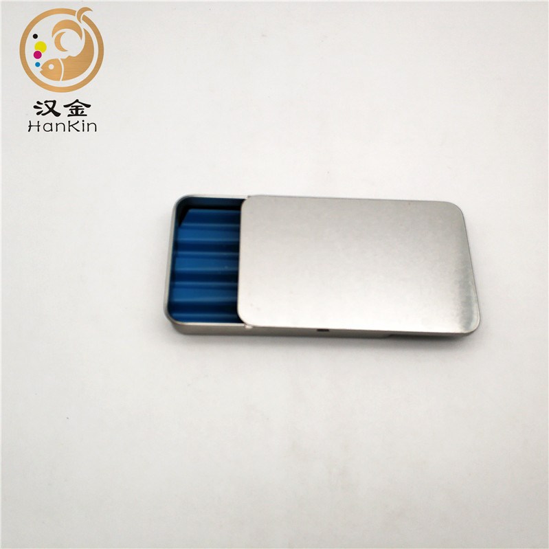 CR滑盖美国大麻烟儿童锁铁盒 防止小孩打开的推拉小铁盒