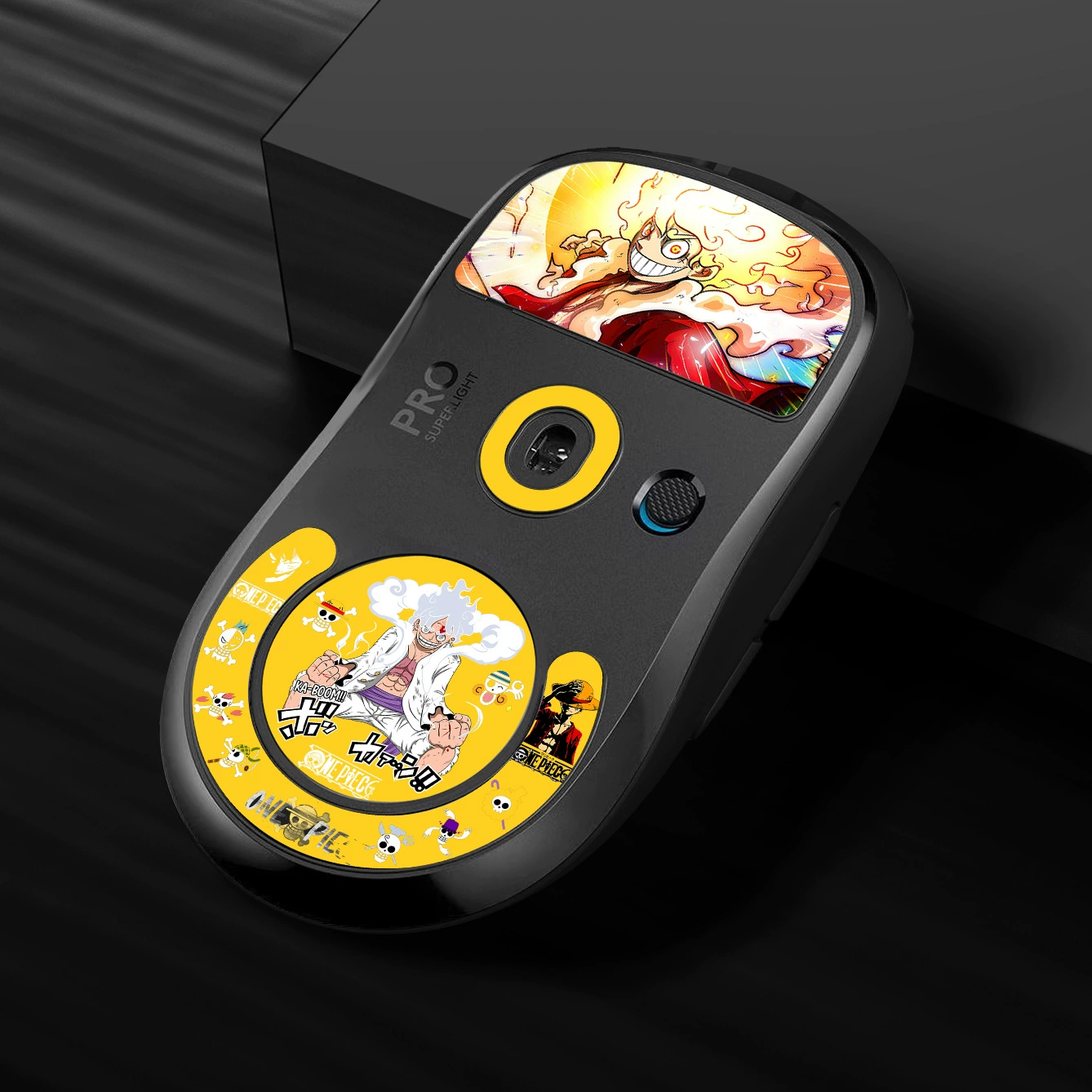 Совместимая мышь Logitech, закалённое стекло, износостойкие накладки для ножек, мультяшный коврик, второе поколение