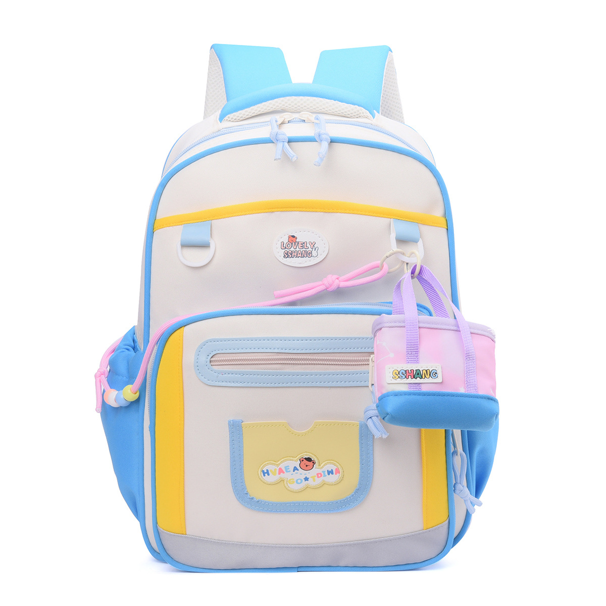 Mochila coreana de alto valor para niños y niñas, mochila escolar de gran capacidad 2026 nueva moda de mochila infantil