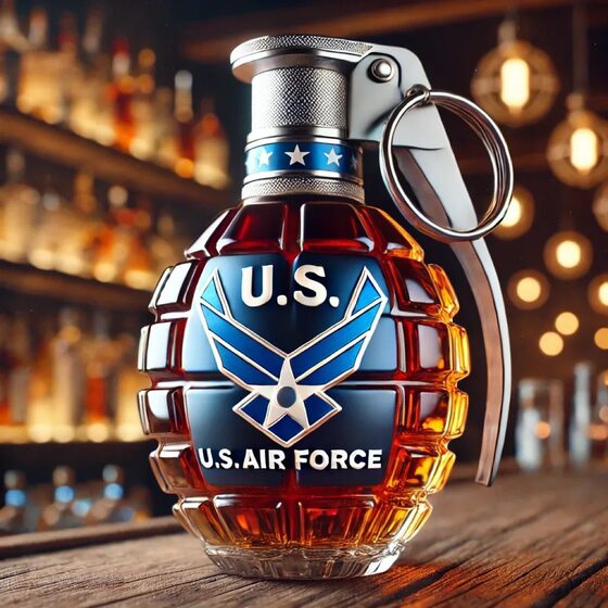 High Borosilicate Grenade Shaped Wine Bottle Glass Sealed Wine Bottle Household Wine Bottle Whisky Wine Bottle