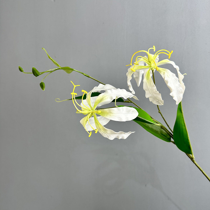 Artificial Flame Lily Nordic Style Home Decor For Wedding Flower_voghion.com