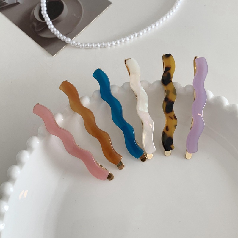 2PC Bunte Metall Acetat Haar Clips Verschiedene Vintage Haarnadel Grips für Mädchen Frauen Kinder Childs Krabben Haar Zubehör – Detail 8