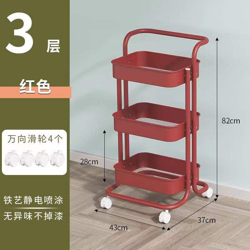 Rueda de plástico rojo de rolo