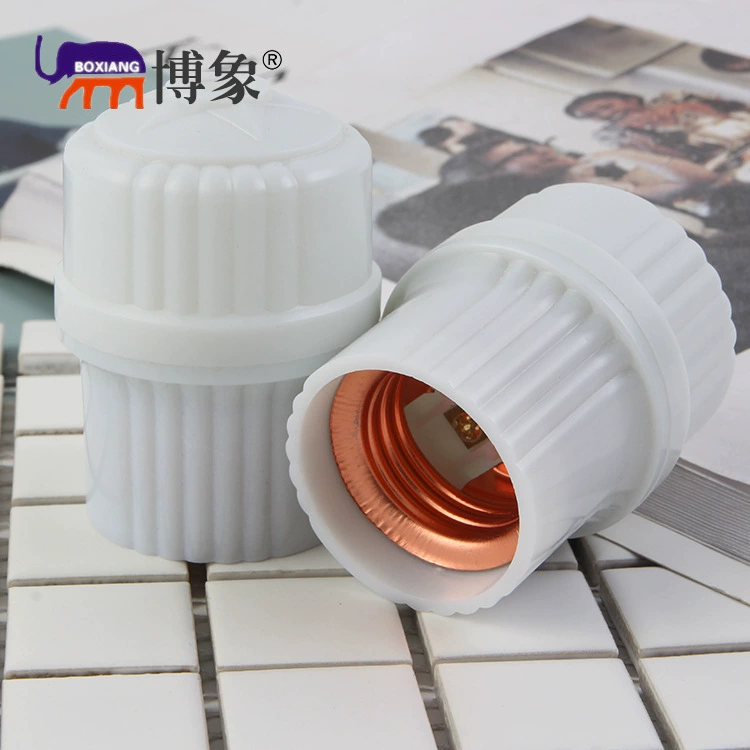 Фарфоровая белая винтовая лампа головка подвески с клеммной стойкой люстра E27 лампа люстина светодиодная лампа головка люстры