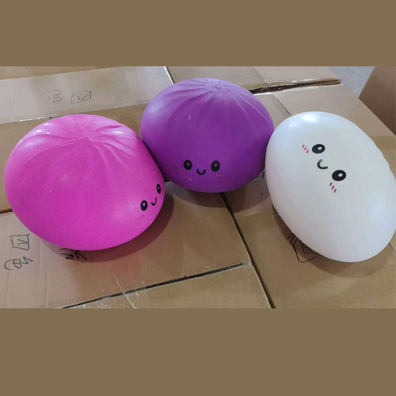 Bollos de bolos de pop transfronterizos, pellizco de pellizco, descompresión de bolos de simulación suaves, forma de bolos de imitación encantadora, interesante, no pegajoso, alivio de la aburrimiento.