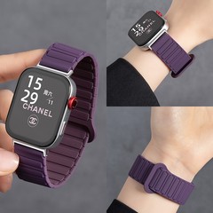 适用华为fit3硅胶手表带工装回环款硅胶磁吸华为fit4/4pro手表带