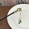 Retro Chinese hairpin with tassels, advanced Hanfu, wooden hair accessory, high-quality style, Chinese style