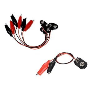 9V battery buckle with a crocodile clip T-type I-Type