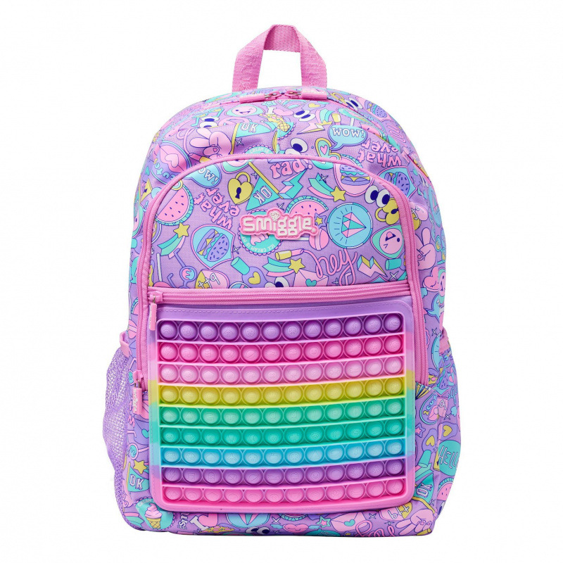 Mochila escolar australiana smiggle Mochila escolar para estudiantes de primaria y secundaria Mochila para exteriores de gran capacidad para niños y niñas Genuino