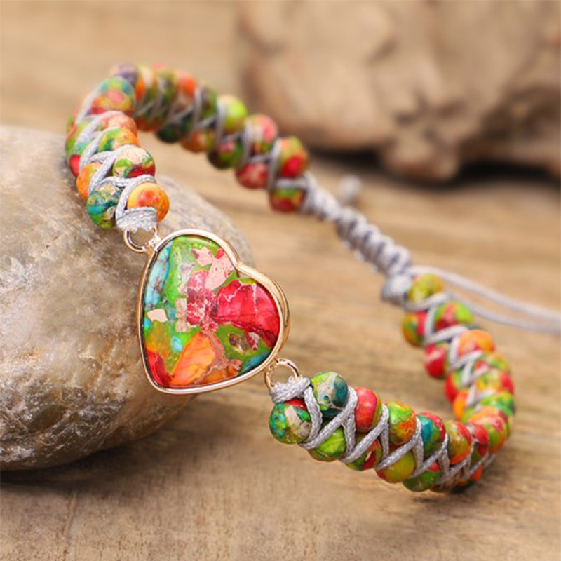 Ethnic Style Geometric Agate Braid Bracelets display picture 2