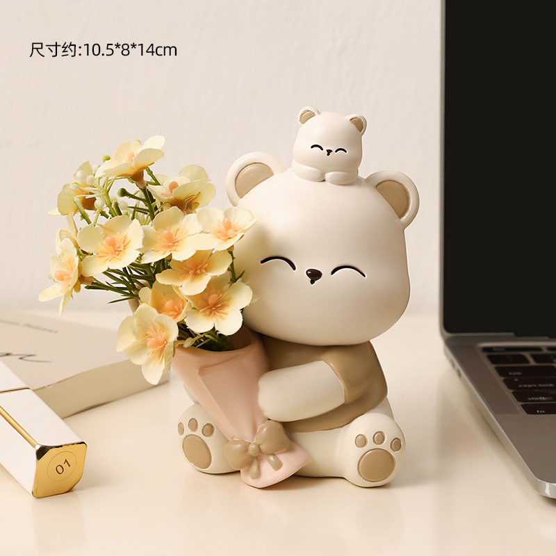 작은 꽃 곰 빛 카레 작은 국화 옅은 노란색
