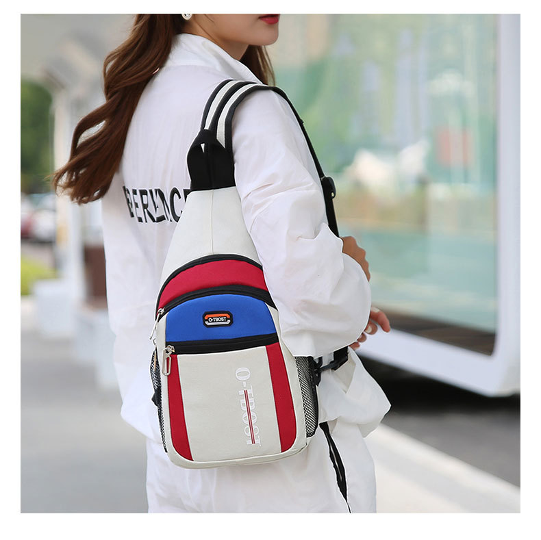 Unisex Sports Color Block Solid Color Oxford Cloth Waist Bags display picture 2