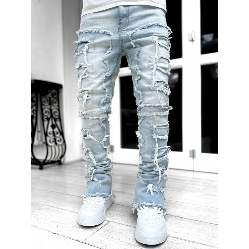 denim fashionable trousers