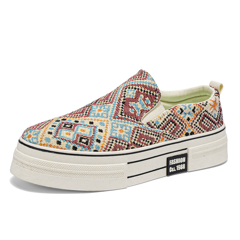 Vento nacional de flores camufladas, zapatos de skate de moda para hombres, estudiantes al aire libre, zapatos de moda para hombres.