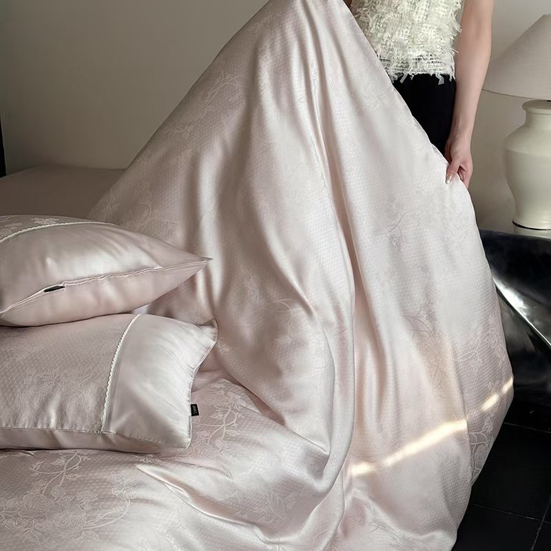 Parure de lit florale en tencel style français lyocell_voghion.com