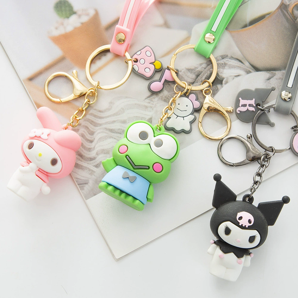 Картонная силиконовая брелок подвеска, подарочная коробка, Синаморолл (Cinnamoroll), подарок на день рождения