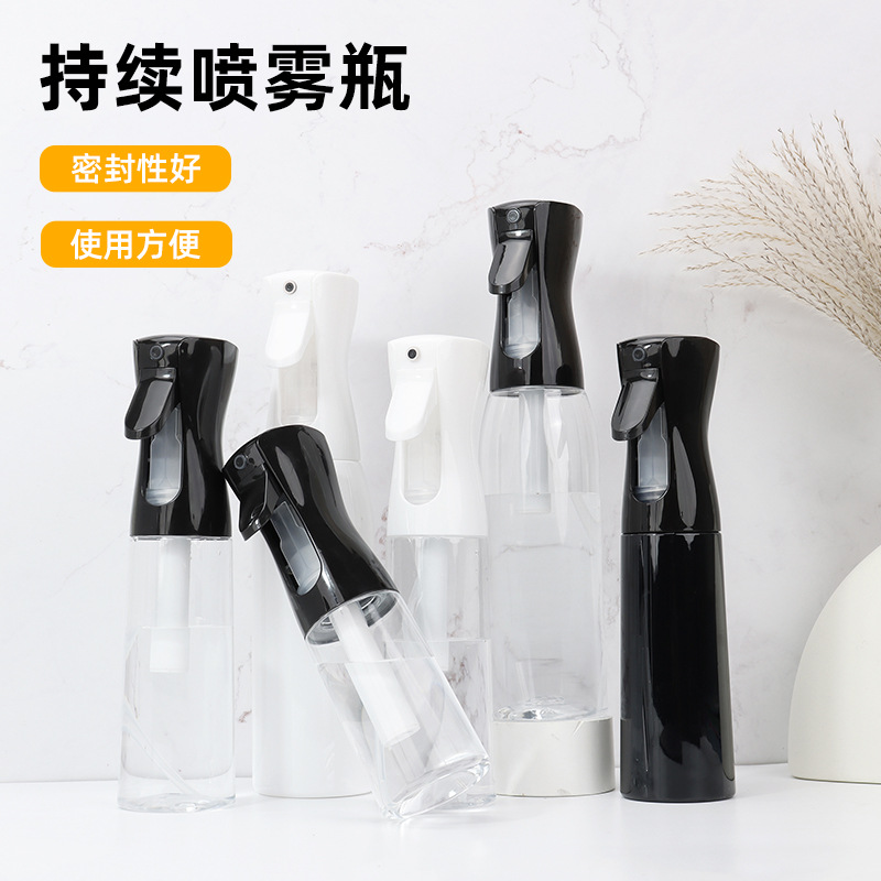 现货高压喷壶200300500喷雾瓶美发补水细雾塑料高压持续喷雾瓶