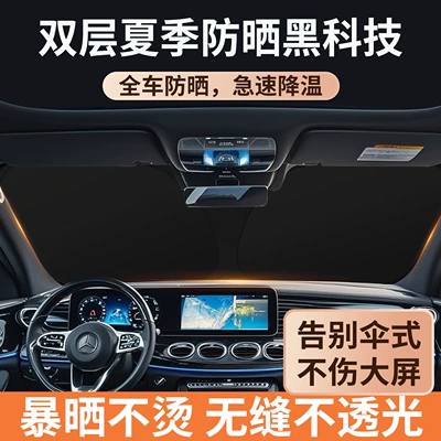 Mercedes-Benz Sunshade New C/E/A/S-Class: Sun shade