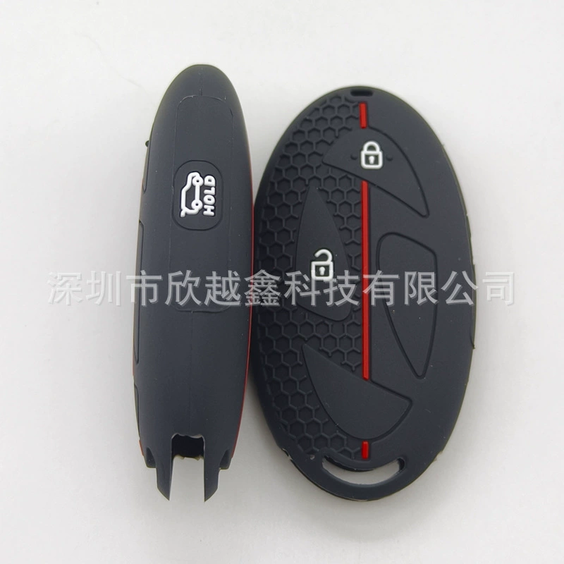 Новая модель подходит для 24 Hyundai Sonata IONIQ6 Tucson, сумки для ключей с дистанционным управлением, автомобильные силиконовые чехлы для ключей