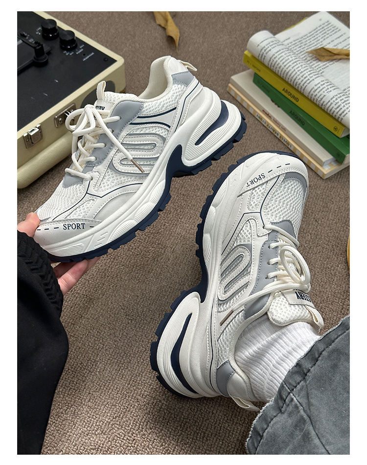 Women's Thick Soled Casual Sports Shoes Versatile Platform Style_voghion.com