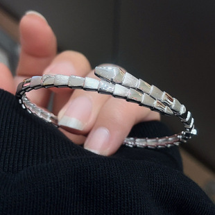 PT950 Platinum Snake Bracelet Women's Frosted Classic Bracelet Boutique genuine goods Women's Platinum Bracelet Bracelet Wholesale