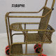 New Baby Rattan Chair Cart Height Fence Accessories Baby Bamboo and Rattan Protective Fence Station Anti-fall Children's Rattan