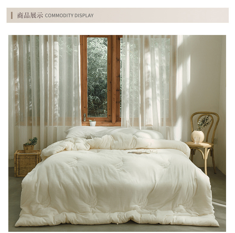 Class A infants can use pure cotton soybean fiber quilt spring and autumn quilt core quilt winter quilt thickened warm Four Seasons