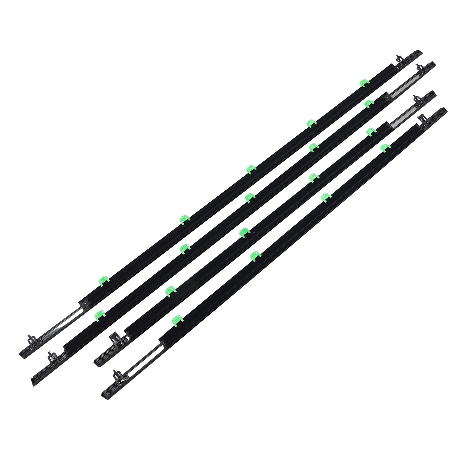 Suitable for 2007-2016 Honda Crv Door Glass Outer Trim Strip, Window Trim Strip, Waterproof Rubber Strip, Outer Water Barrier Strip