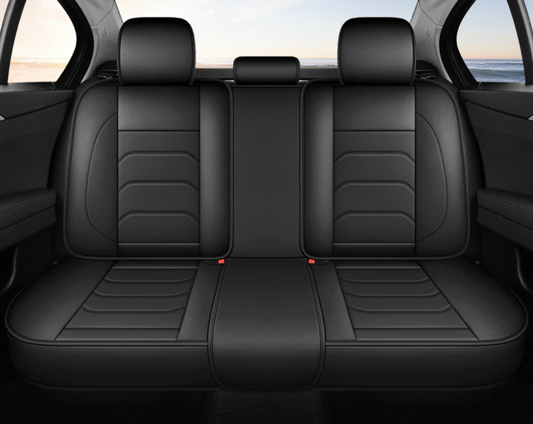 Five-Seat Car Seat Cushions, Fully Enclosed, Suitable for All Seasons, Full Leather Car Seat Covers, Wear-Resistant and Dirt-Resistant Leather Car Seat Cushions