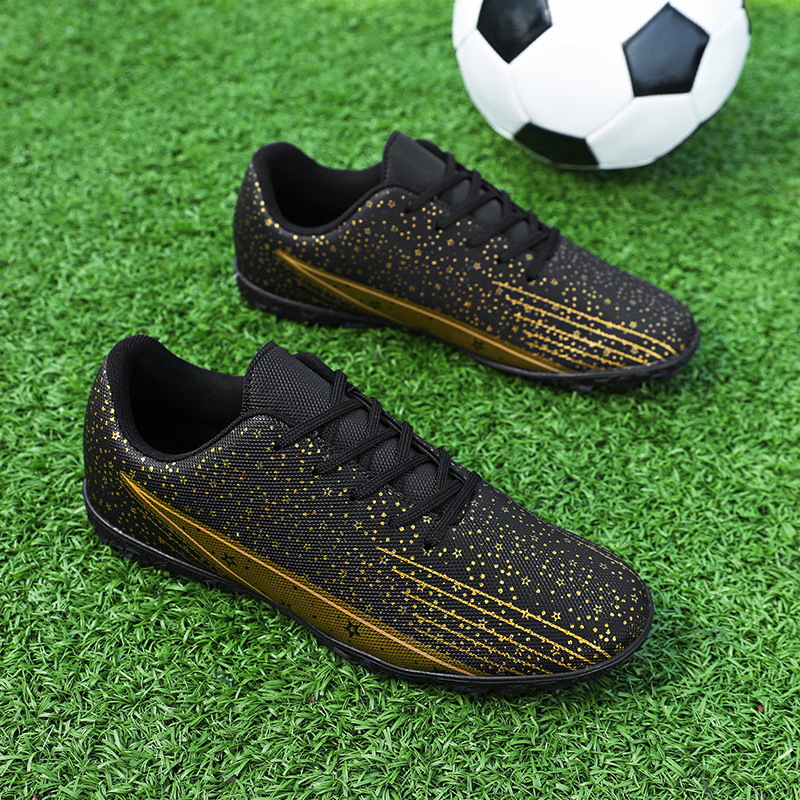 Nuevos zapatos de fútbol para niños transfronterizos zapatos de fútbol para hombres estudiantes zapatos de fútbol para mujeres TF zapatos de fútbol para hombres comercio exterior al por mayor