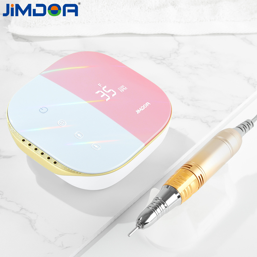 JIMDOA pulidor de uñas eléctrico transfronterizo de venta caliente, máquina especial de pulidor de uñas para la tienda de uñas, alta rotación silenciosa