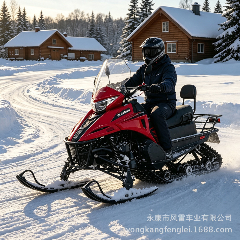 Motonieve Todoterreno de Oruga 300cc de Hierro y Plástico con Inyección Electrónica para Nieve al Aire Libre image 3
