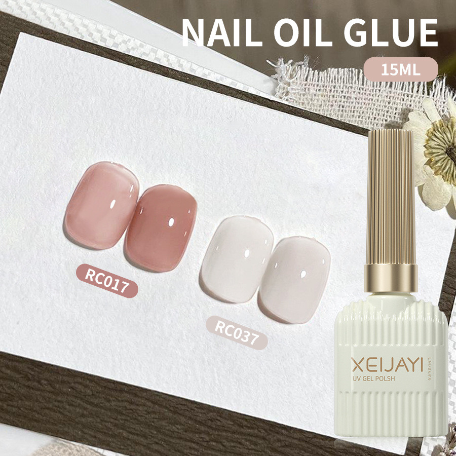 New Popular Nail Art Nail Glue Ice Wine Red Plum Color New Phototherapy Lasting No-Wash Glue for Nail Art Shop